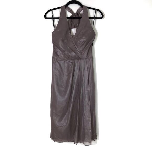 Vera Wang Lavender Halter Cocktail Dress 4 NWT - Picture 3 of 12